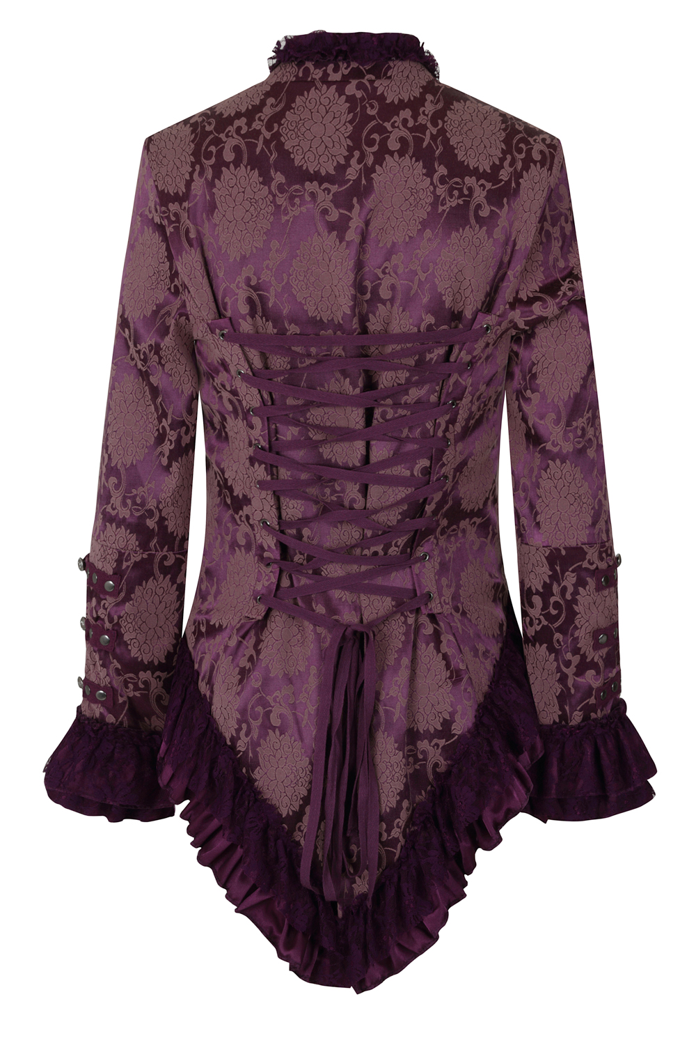 Purple Victorian Brocade Jacket
